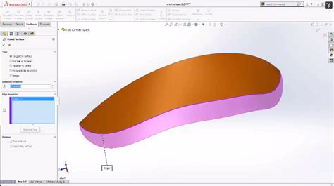 Image result for Surfaces Tutorial SolidWorks