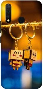 TPM Back Cover for Vivo Y19 Printed Cuples Love Keychin Mobile Back ...
