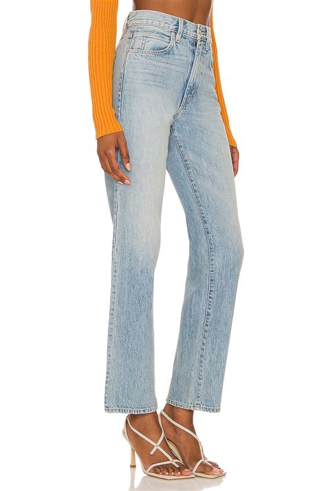 SLVRLAKE Brooklyn Mid Rise Relaxed Straight in Lonesome Road | REVOLVE