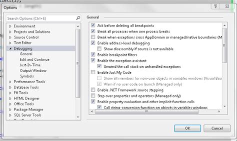 Debugging in Visual Studio 的图像结果