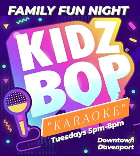 Family FUN Night with "Kidz Bop Karaoke", Boozies Bar & Grill ...