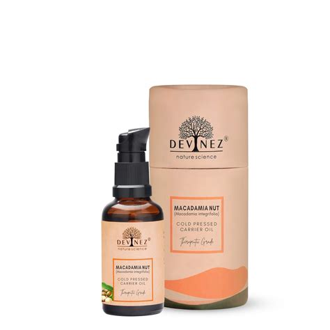Devinez Macadamia Nut Cold-Pressed Oil, 15ml 100% Pure, Natural ...