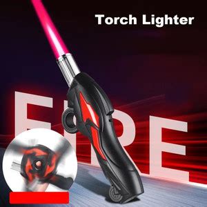 AirMount ™Precision Jet Flame Lighter Handheld Torch Lighter High Red ...