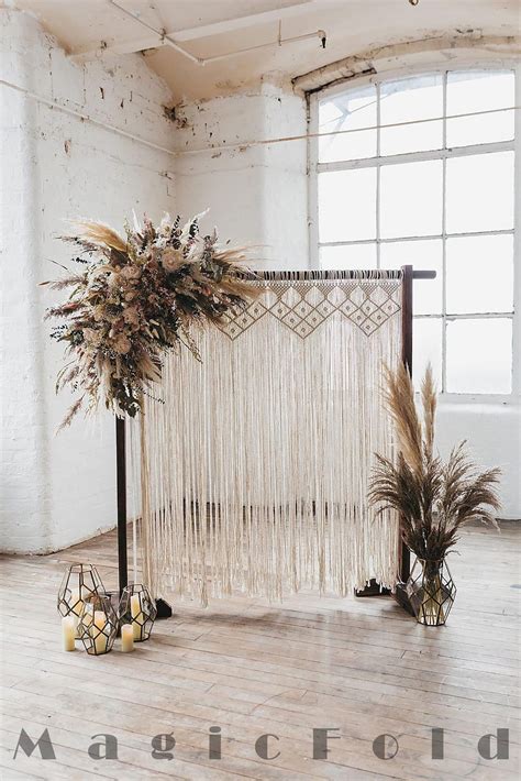 Image result for Macrame Wedding Backdrop Tutorial
