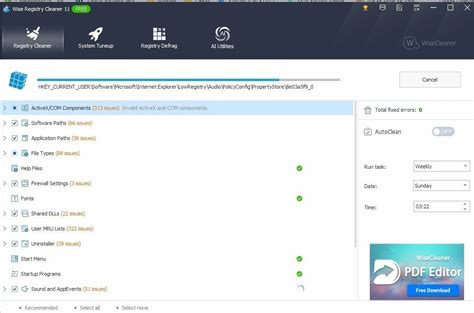 Clean Registry Tutorial 的图像结果