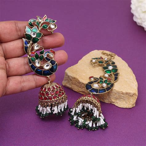 Wholesale Meenakari Earrings | Buy Meenakari Earrings Online ...
