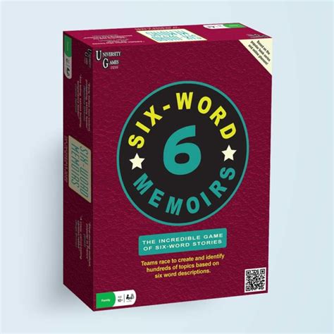 Six-Word Memoirs Family Card Game - Six-Word Memoirs