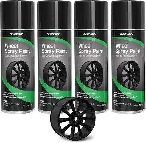 Amazon.com: NADAMOO Aluminum Wheel Spray Paint, Car Rim Aerosol Paint for Recolor and Protection ...