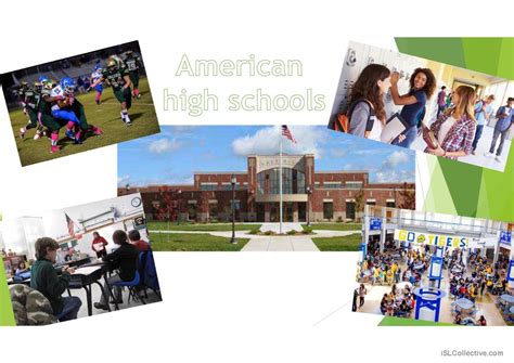 American high school: English ESL powerpoints