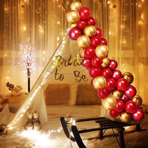 Party Propz Golden Bride To Be Decoration Set Combo - 26Pcs White Net ...