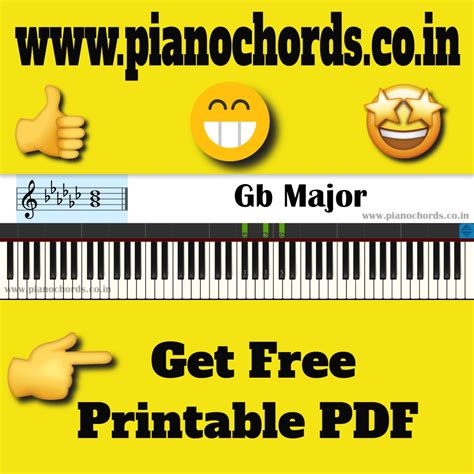 Gb Chord Piano