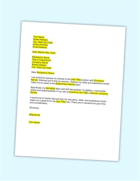 Business Letter Format Example 的图像结果