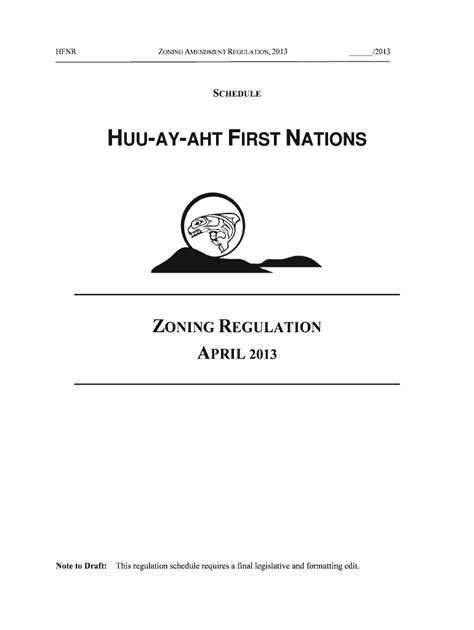Fillable Online Huu-ay-aht First Nation Land Use Bylaws Fax Email Print ...