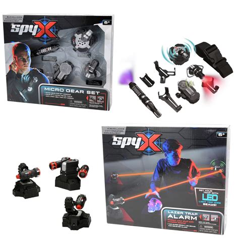 Buy SpyX / Micro Gear Set + Lazer Trap Alarm - 4 Must-Have Spy Tools ...