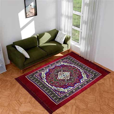 Kuber Industries Carpet | Velvet Carpet-Rug for Home Décor | Carpet Rug ...
