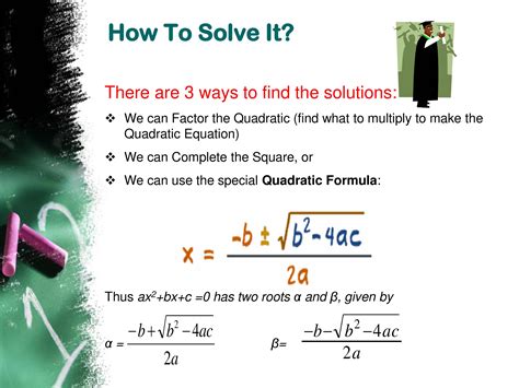 Quadratic Equation - PowerPoint Slides