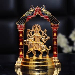 Chhariya Crafts Metal Durga Maa Idol For Home And Office Decorative ...