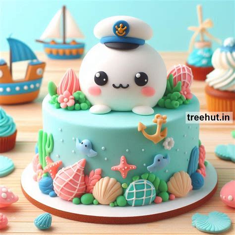 Marine Cake Decoration Ideas