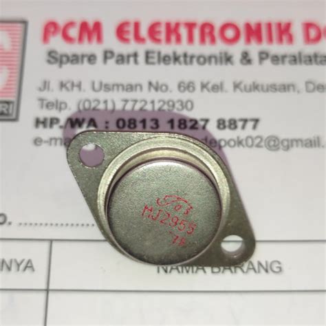 Jual MJ2955 MJ 2955 Transistor Jengkol - Kota Depok - PCM ELEKTRONIK ...