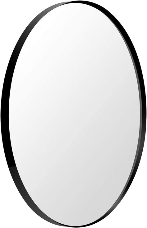 22x30 Oval Bathroom Mirror - Matte Black Oval Mirror | Ubuy India