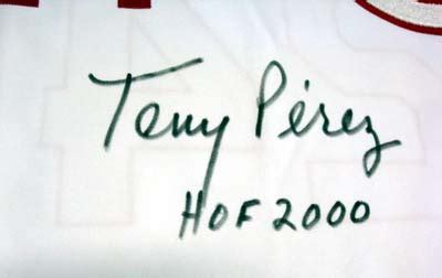 Lot Detail - Tony Perez Signed Cincinnati Reds Mitchell & Ness 1976 ...