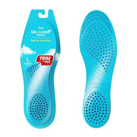 Frido Gel Cloud Men’s Insole – 1 Pair (Large UK 9-12) | All-Day Comfor ...