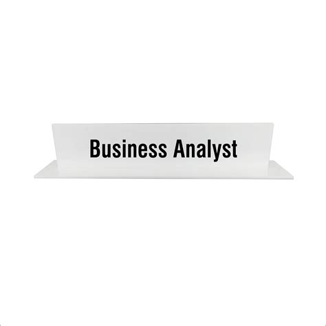 Buy SIGNOOGLE® Business Analyst Position Name Table Stand Sign Board ...