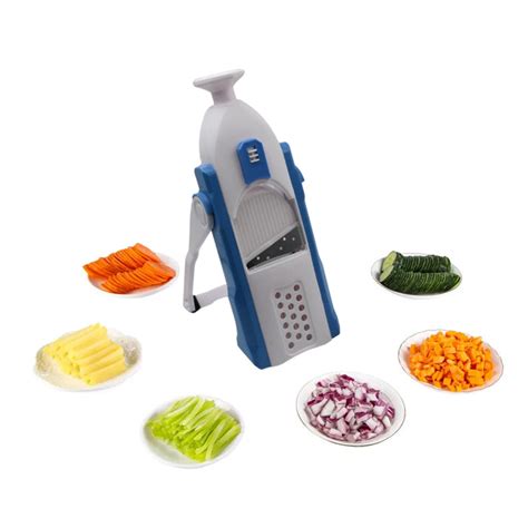 Multi-Function Time Saving Vegetable Slicer Cutter + Julienne 5-in-1 F ...