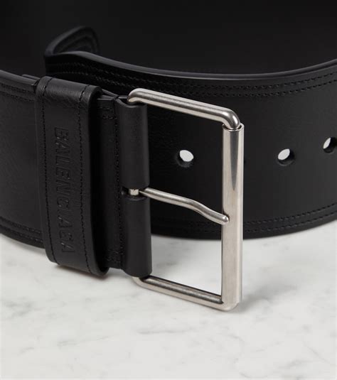 Force leather belt in black - Balenciaga | Mytheresa