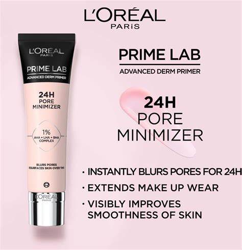 Loreal Paris Prime Lab Advanced Derm Primer 24H Pore Minimizer | lyko.com