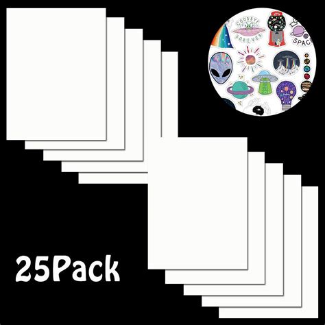 Porpor Booya Printable Vinyl Sticker Paper For Inkjet Printer 8 ...