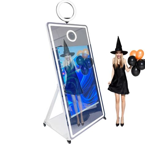 Buy Magic Mirror Photo Booth Build-in Mini PC,43in Touch Screen Mirror ...