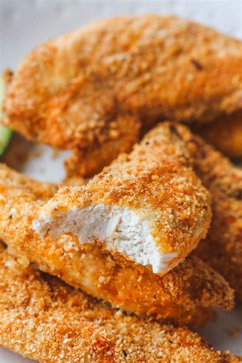 Crispy Air Fryer Chicken Tenders | Little Sunny Kitchen