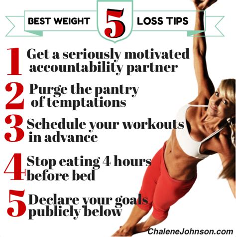 5 BEST WEIGHT LOSS TIPS - Chalene Johnson Official Site