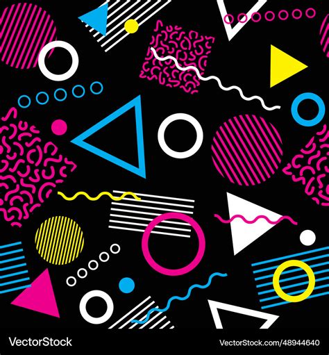 Image result for Retro Geometric Pattern Vector Graphics Seamless