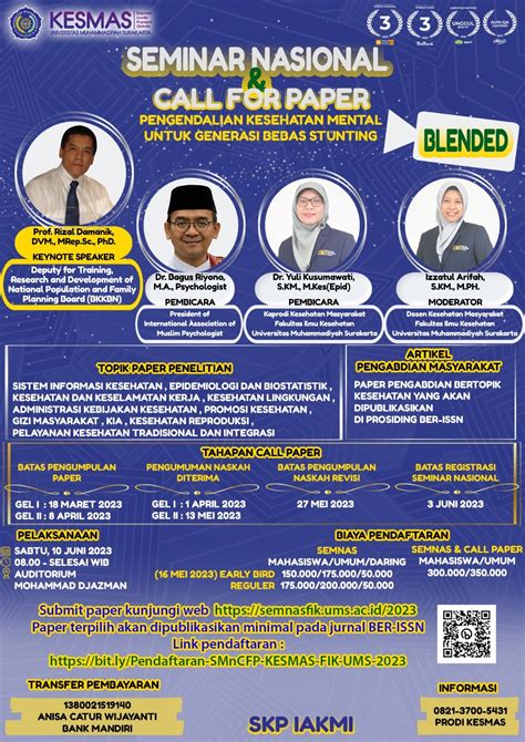 Seminar Nasional dan Call For Paper