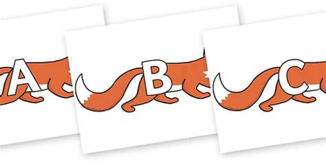 A-Z Alphabet on Hullabaloo Fox to Support Teaching on Farmyard Hullabaloo