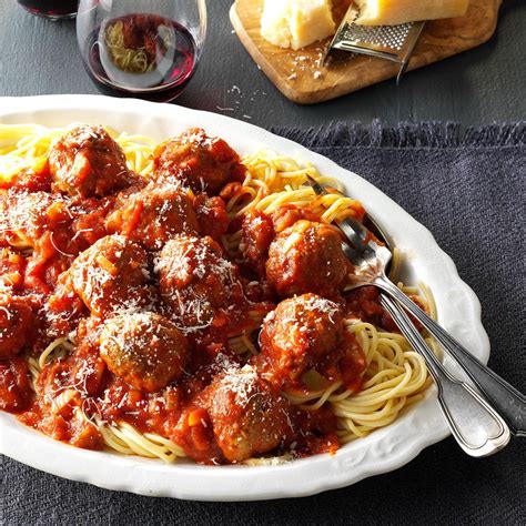 Slow Cooker Spaghetti & Meatballs Recipe | Taste of Home
