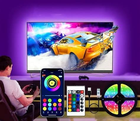 Buy XERGY USB 5V 5050 RGB LED Flexible Strip Light Multi-Color Changing ...