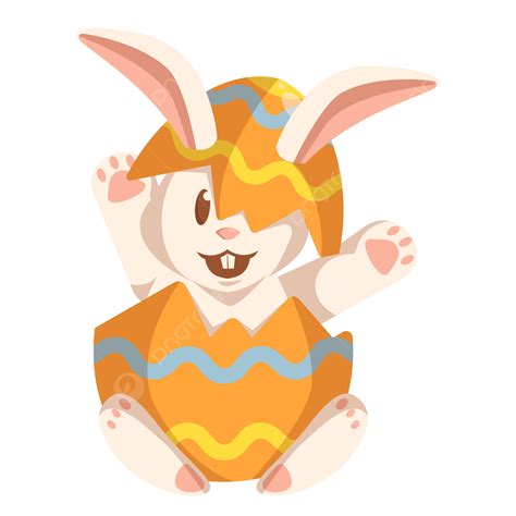 Cute Easter Bunny Illustration, Easter Bunny, Cartoon, Clipart PNG and ...