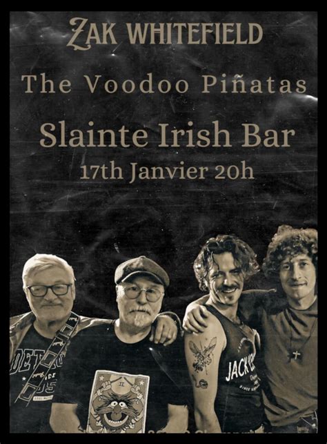 ZAK WHITEFIELD & THE VOODOO PINATAS, 2 Place des Tilleuls, 86400 ...