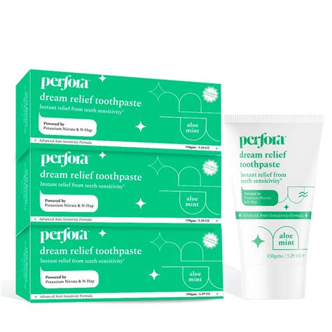 Buy Perfora Sensitive Toothpaste - 450 gms (150 gms X 3, Pack of 3 ...