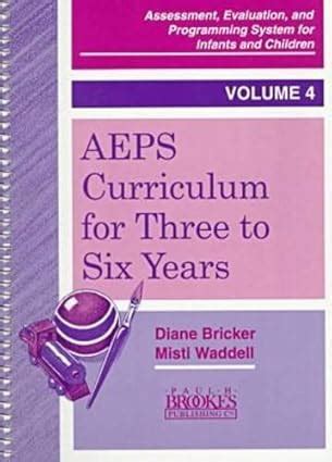 Buy AEPS Curriculum for Three to Six Years (v.4) (Assessment ...
