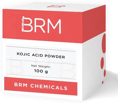 BRM Chemicals Kojic Acid Powder - 100 Grams For Skin Whitening Facemask ...