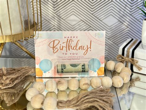 Birthday Card Cash Envelope at William Fellows blog