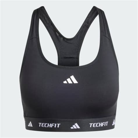 adidas TECHFIT Medium-Support Bra - Black | adidas India
