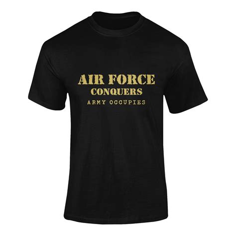 Men's Air Force T-shirt | Air Force Conquers, Army Occupies – Olive Planet