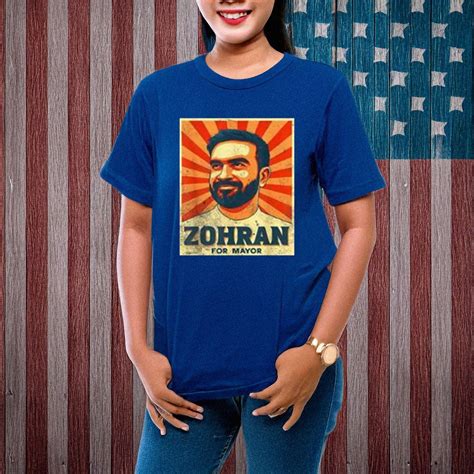 Zohran Mamdani For Mayor Retro Poster T-Shirt - Official Zohran