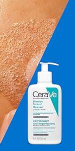 CeraVe Blemish Control Cleanser with 2% Salicylic Acid & Niacinamide ...