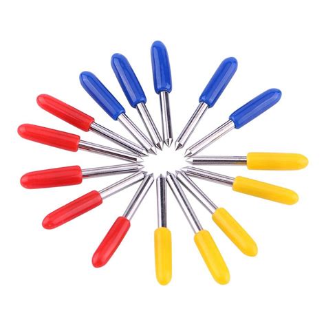 Vinyl Cutter Blade, 315pcs 1.9mm Shaft 0/45/60° High Hardness General ...